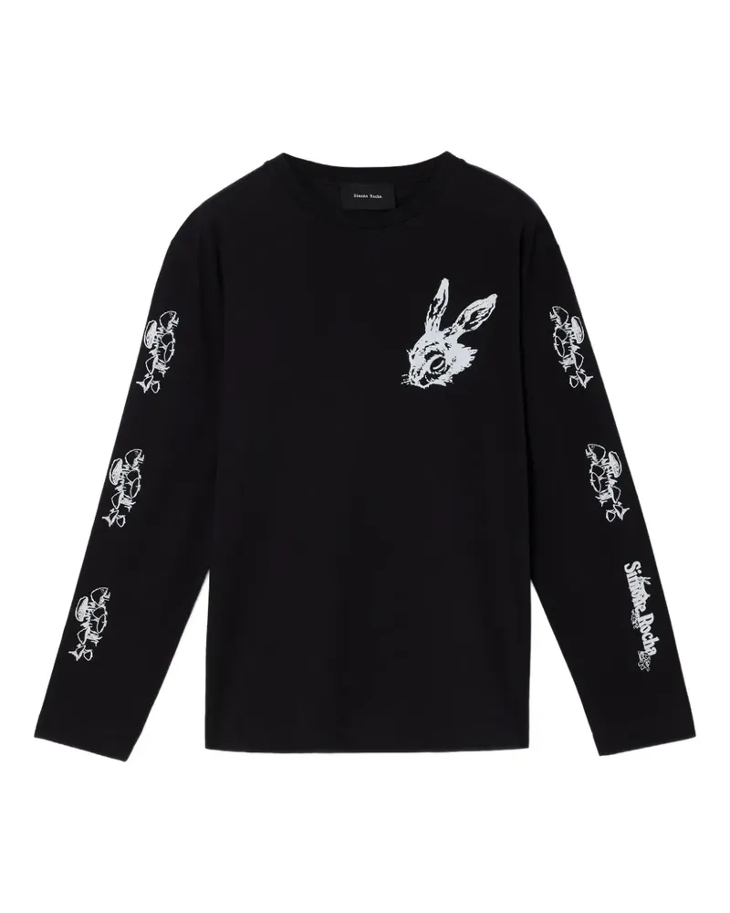 Simone Rocha Tortoise & Hare Langarmshirt - Schwarz Schwarz