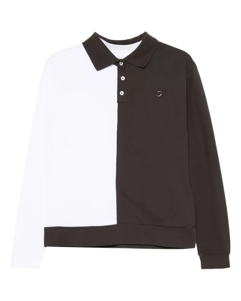 COPERNI Poloshirt mit Trompe-l'oeil-Effekt - Weiß Weiß