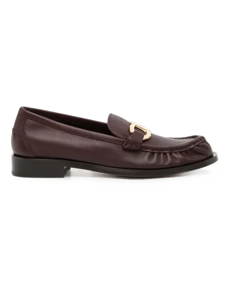 Ferragamo Double Gancio Loafer - Rot Rot