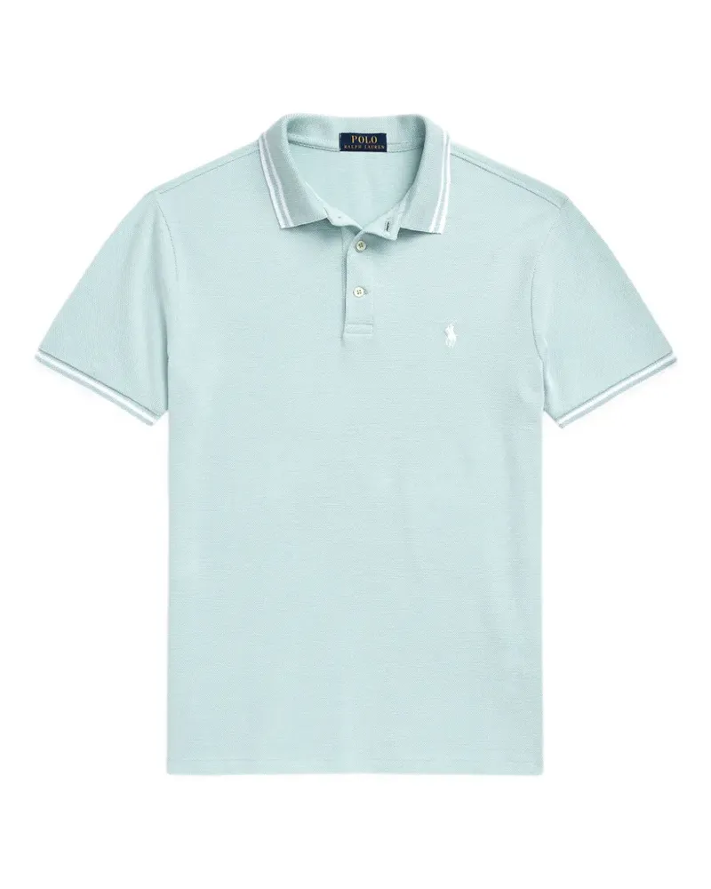 Ralph Lauren striped-trim polo shirt - Grün Grün