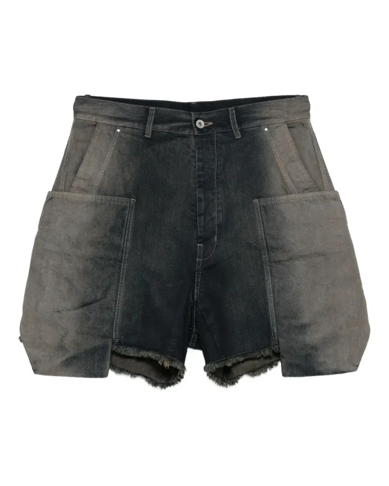 DRKSHDW by Rick Owens Ausgefranste Jeans-Shorts - Blau Blau