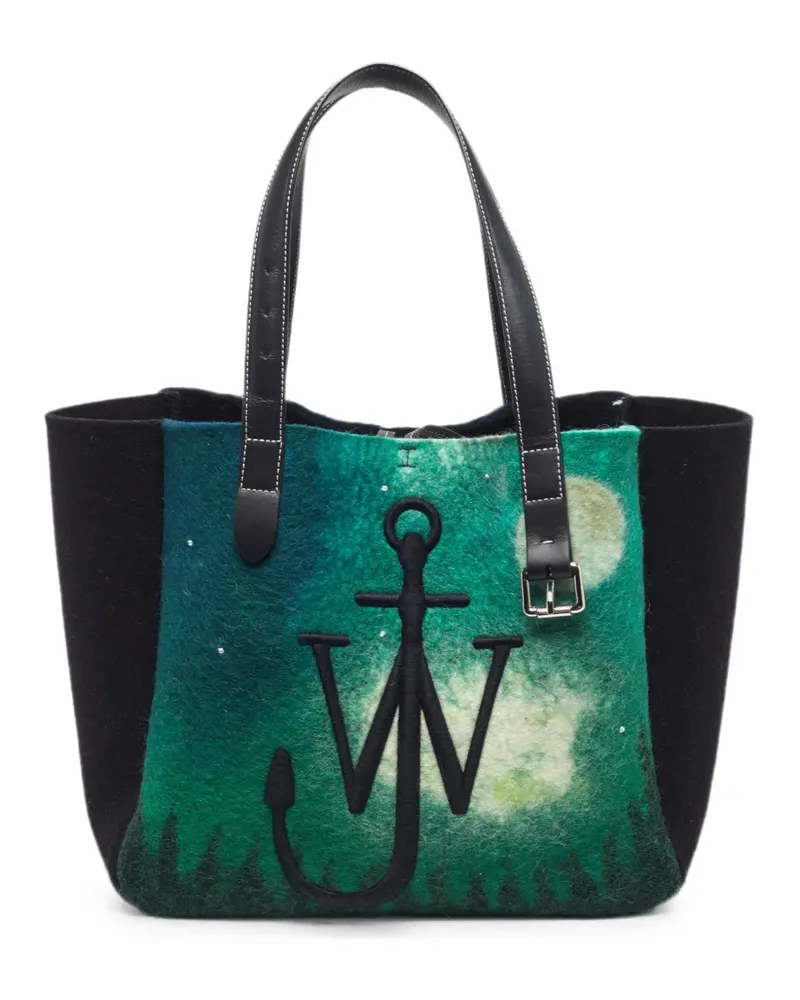 J.W.Anderson Belt anchor-logo tote bag - Grün Grün