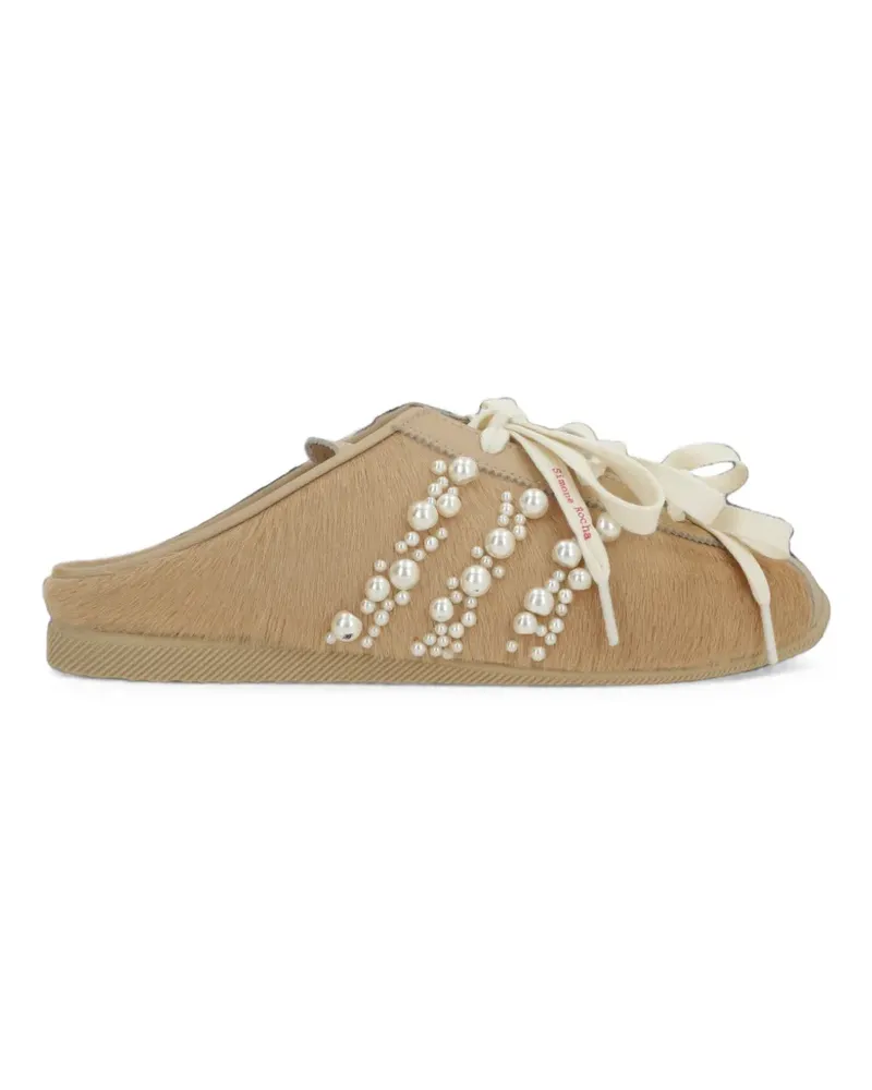 Simone Rocha x Adidas Japan mules - Nude Nude