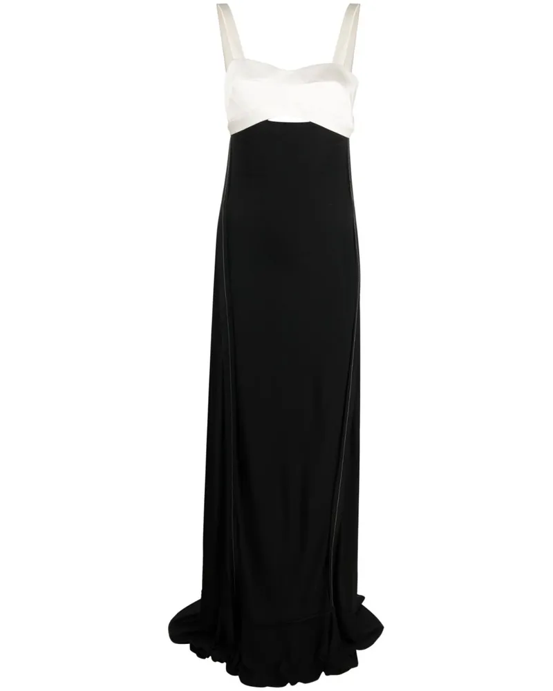 Victoria Beckham Abendkleid mit Cut-Out Schwarz