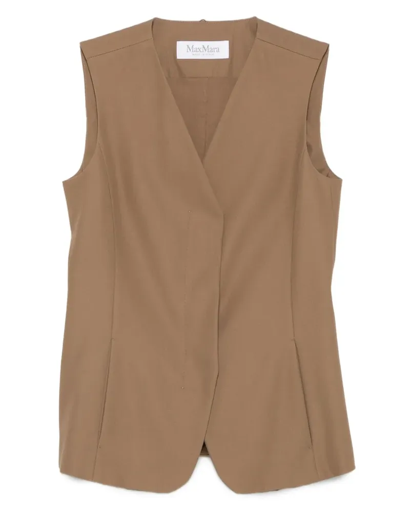 Max Mara Reno Weste - Braun Braun