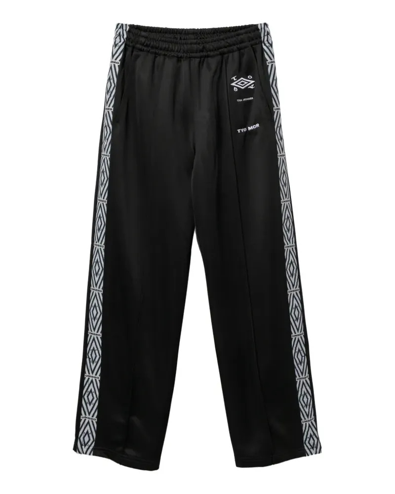Toga x Umbro Jogginghose mit Logo-Stickerei - Schwarz Schwarz