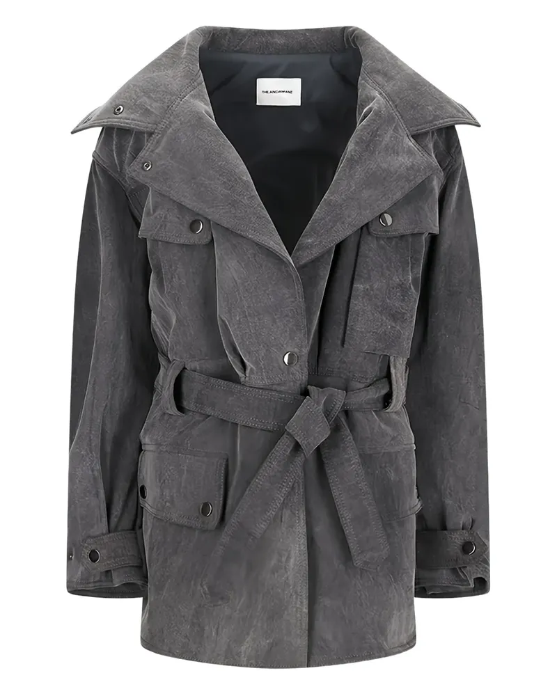 ANDAMANE Safarijacke mit Gürtel - Grau Grau