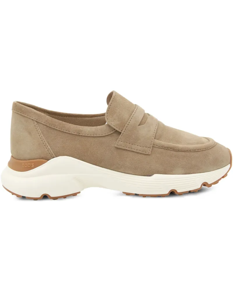 TOD'S Sneakers aus Wildleder - Nude Nude