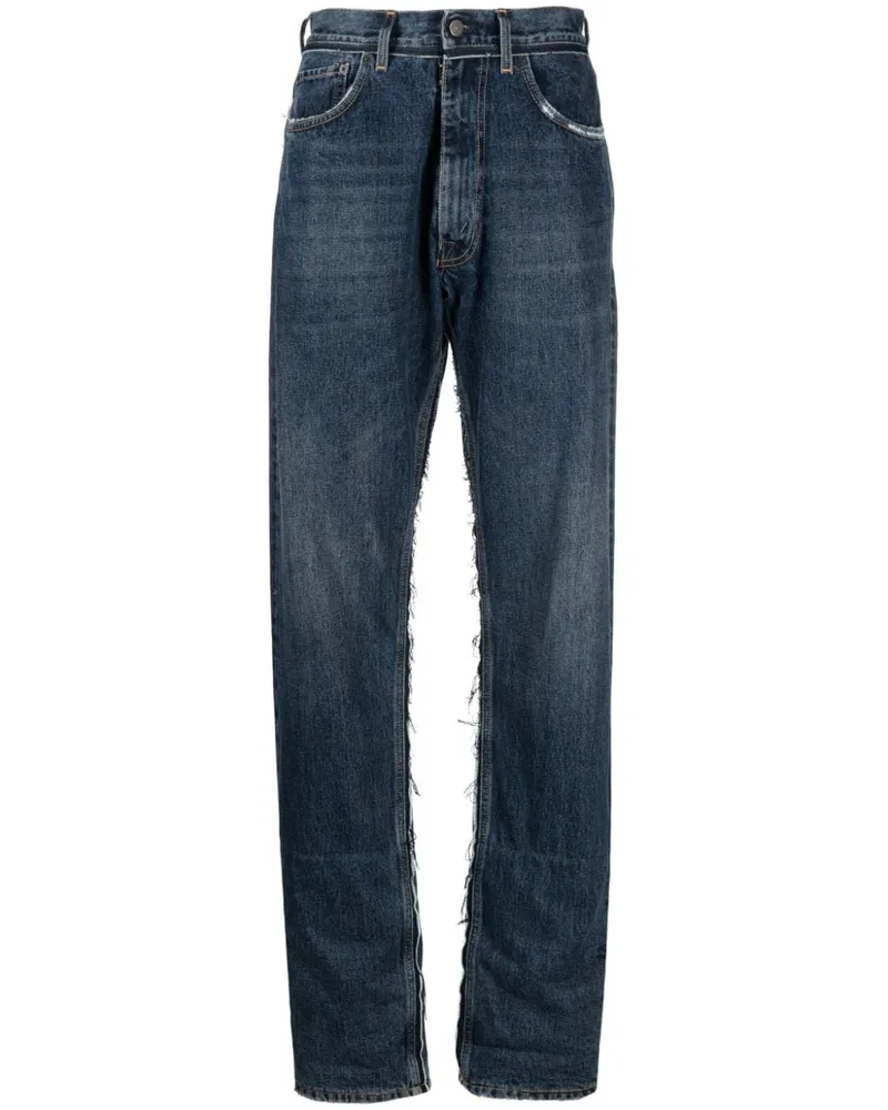 Maison Margiela Jeans im Distressed-Look Blau