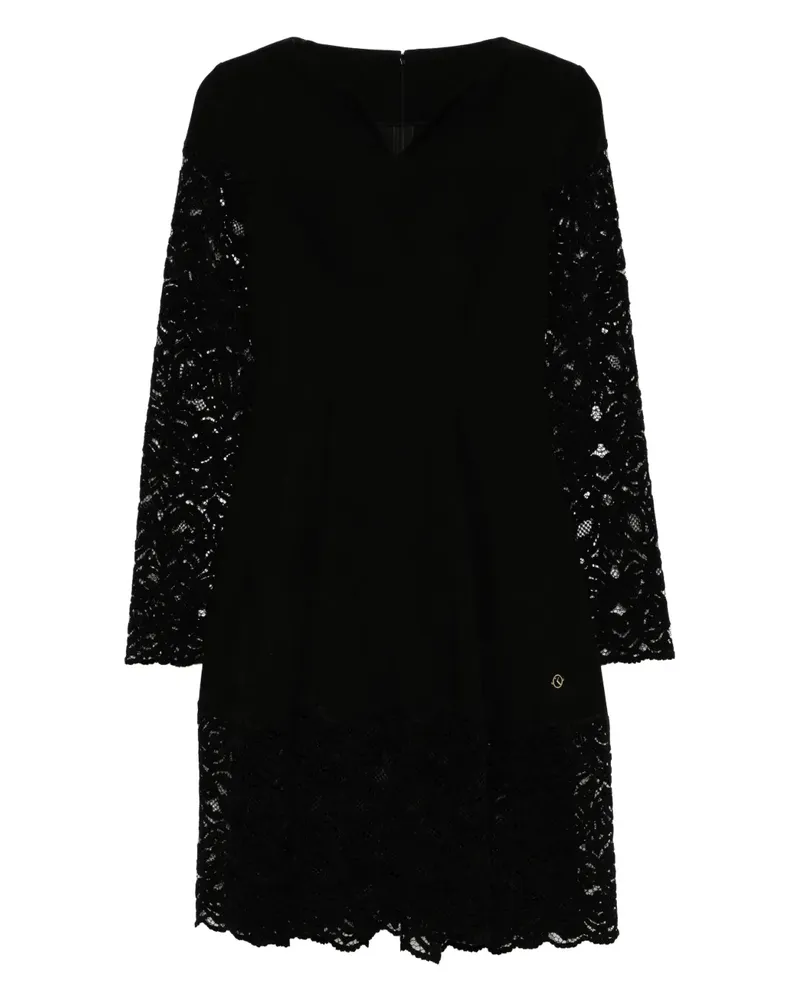 Saiid Kobeisy Minikleid aus Spitze - Schwarz Schwarz