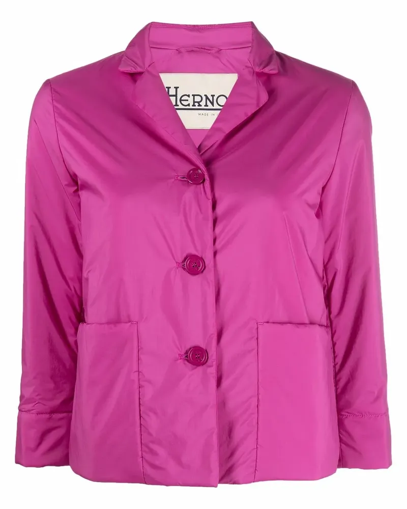 Herno Einreihiger Cropped-Blazer - Rosa Rosa