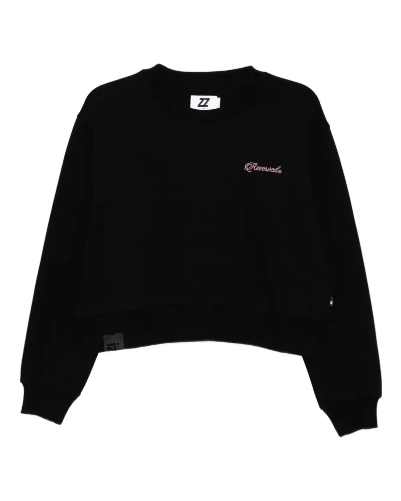 Izzue Sweatshirt mit Slogan-Stickerei - Schwarz Schwarz
