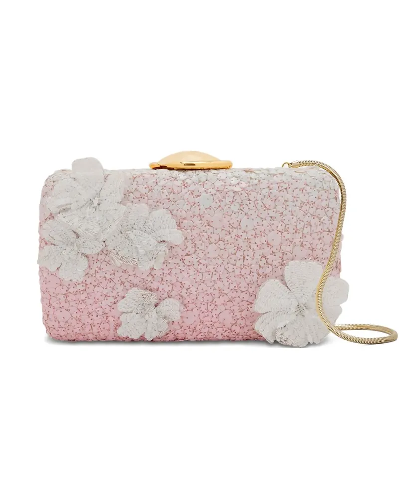 Oscar de la Renta O Minaudière Clutch - Rosa Rosa