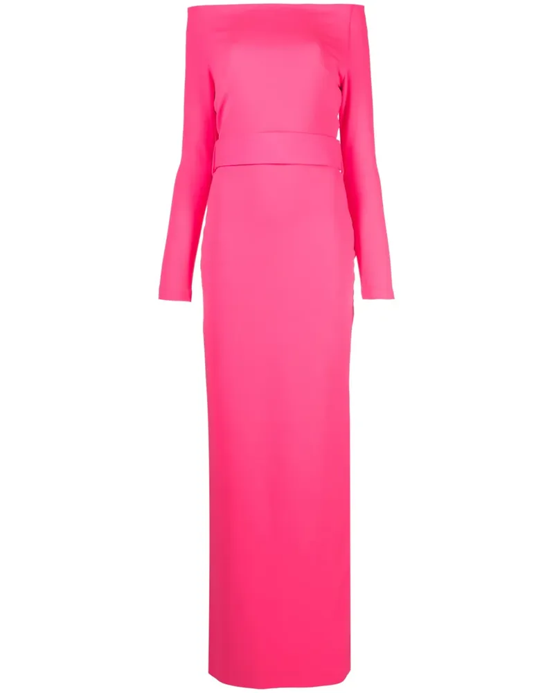 Solace London Maxikleid mit U-Boot-Ausschnitt - Rosa Rosa