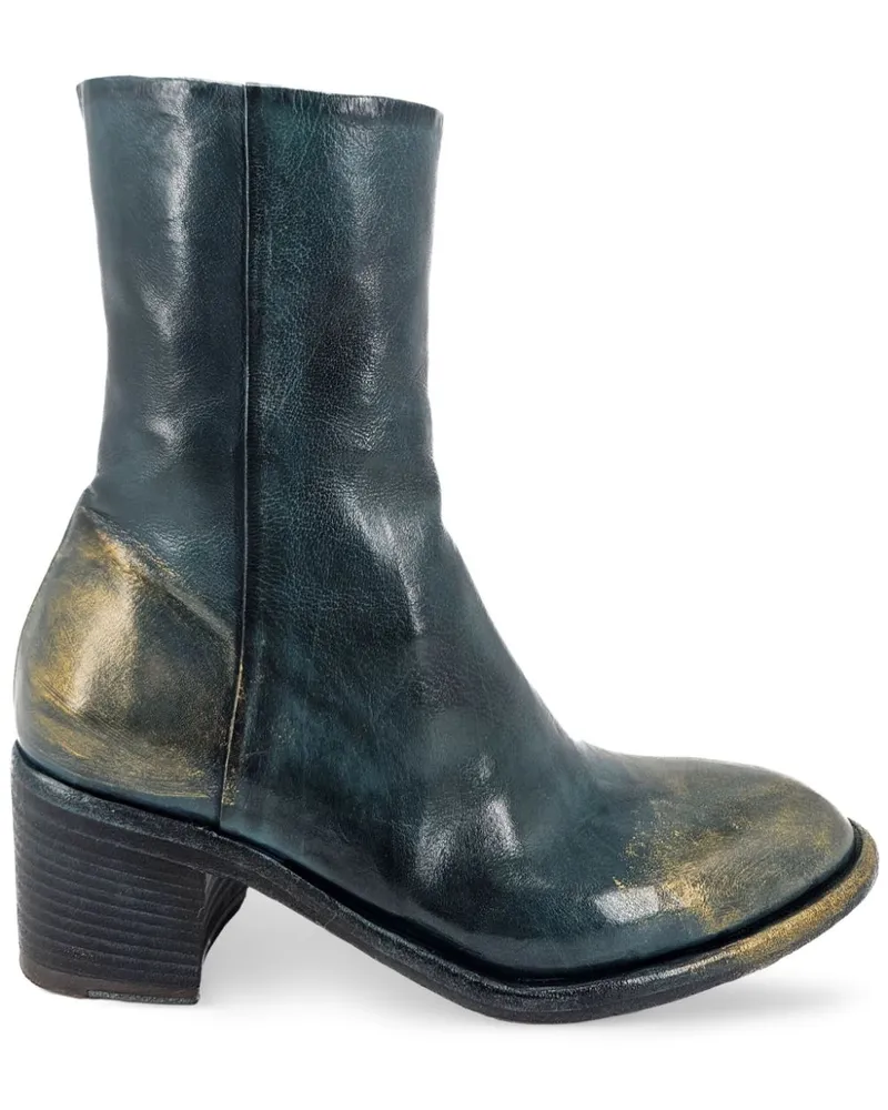 MADISON.MAISON Stiefeletten aus Leder - Blau Blau