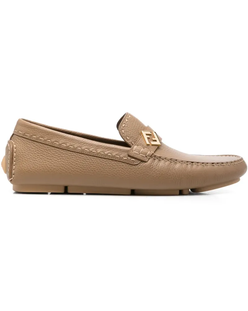 Fendi Driver Loafer - Braun Braun