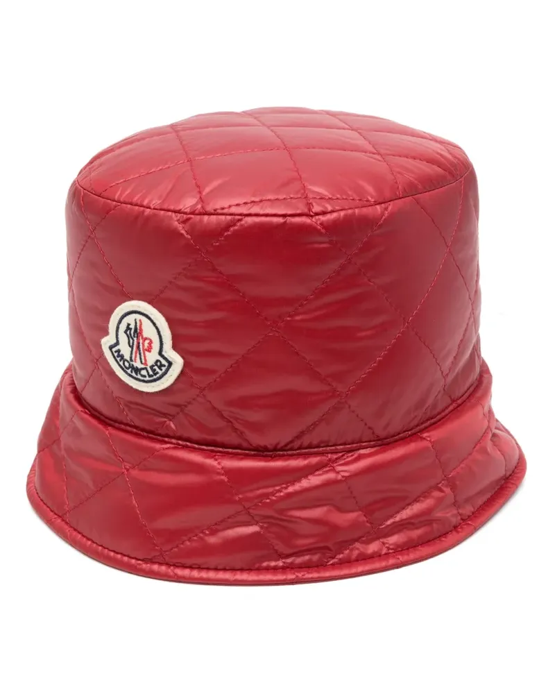 Moncler Gesteppter Fischerhut - Rot Rot