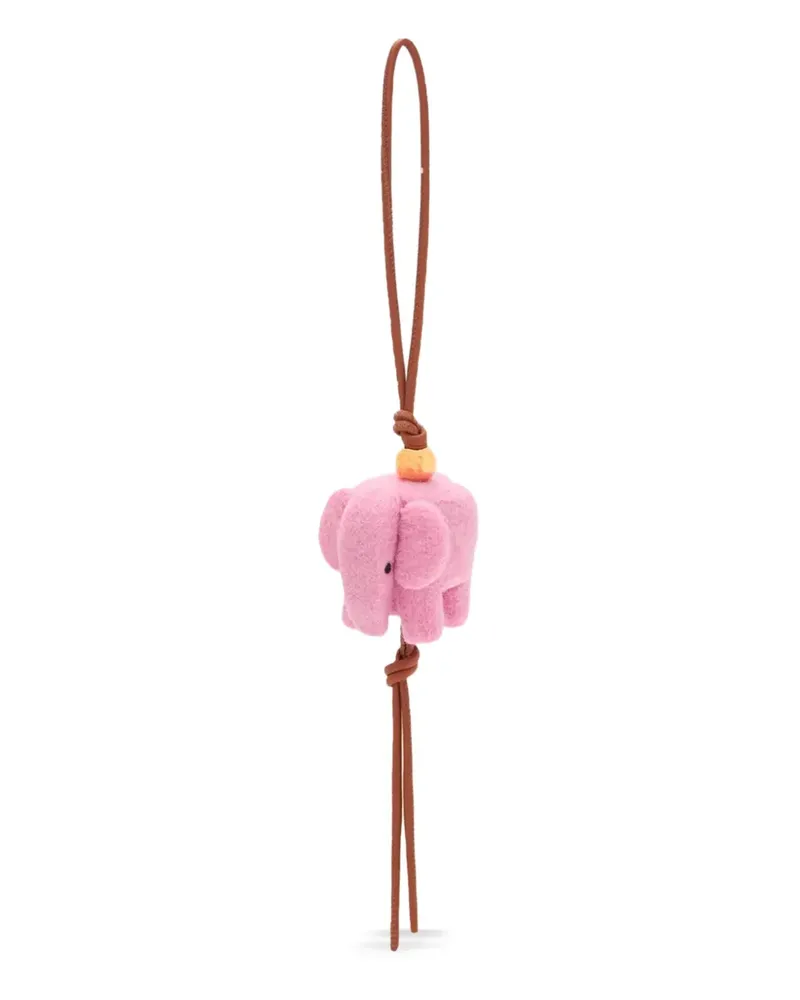 Loewe Filzanhänger in Elefantenform - Rosa Rosa