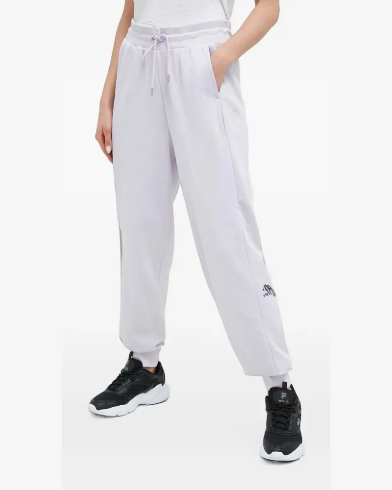 Puma Jogginghose mit Logo-Print - Violett Violett