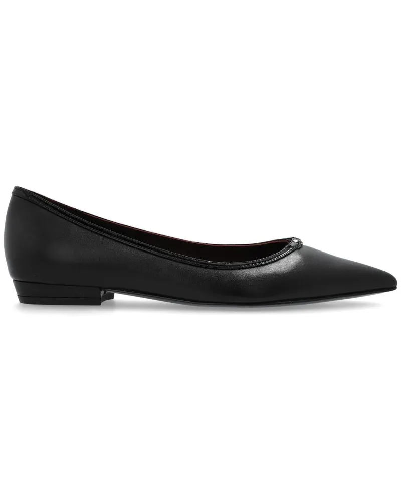 Tory Burch Double T Ballerinas - Schwarz Schwarz