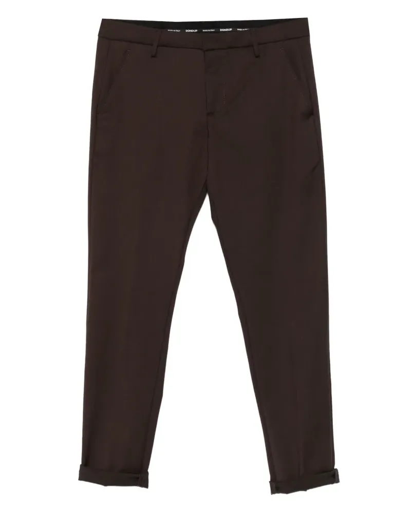Dondup Hose mit Umschlag - Braun Braun