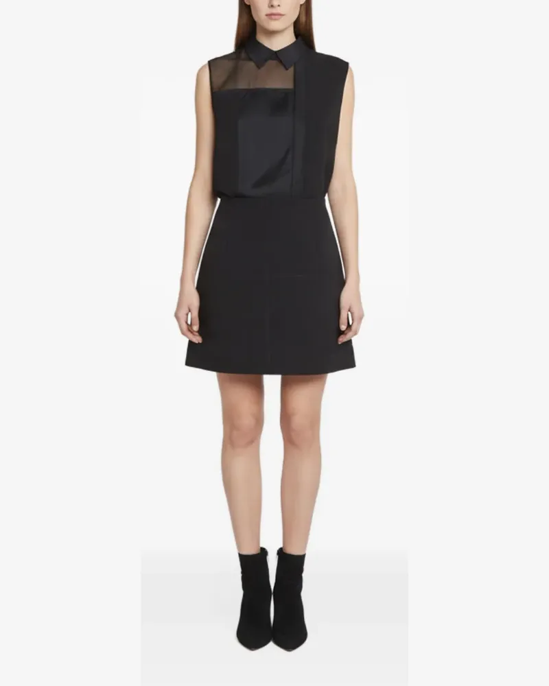 Victoria Beckham Minikleid in A-Linie - Schwarz Schwarz