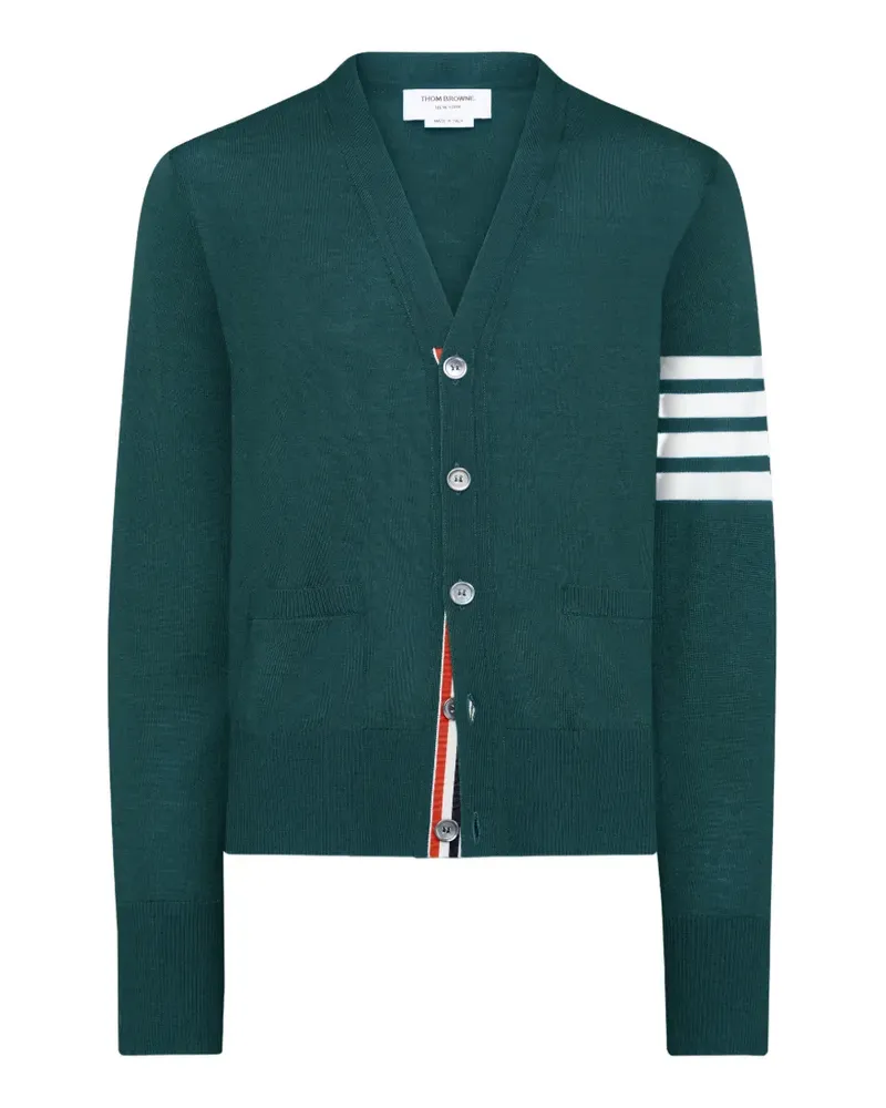 Thom Browne 4-Bar V-neck cardigan - Grün Grün