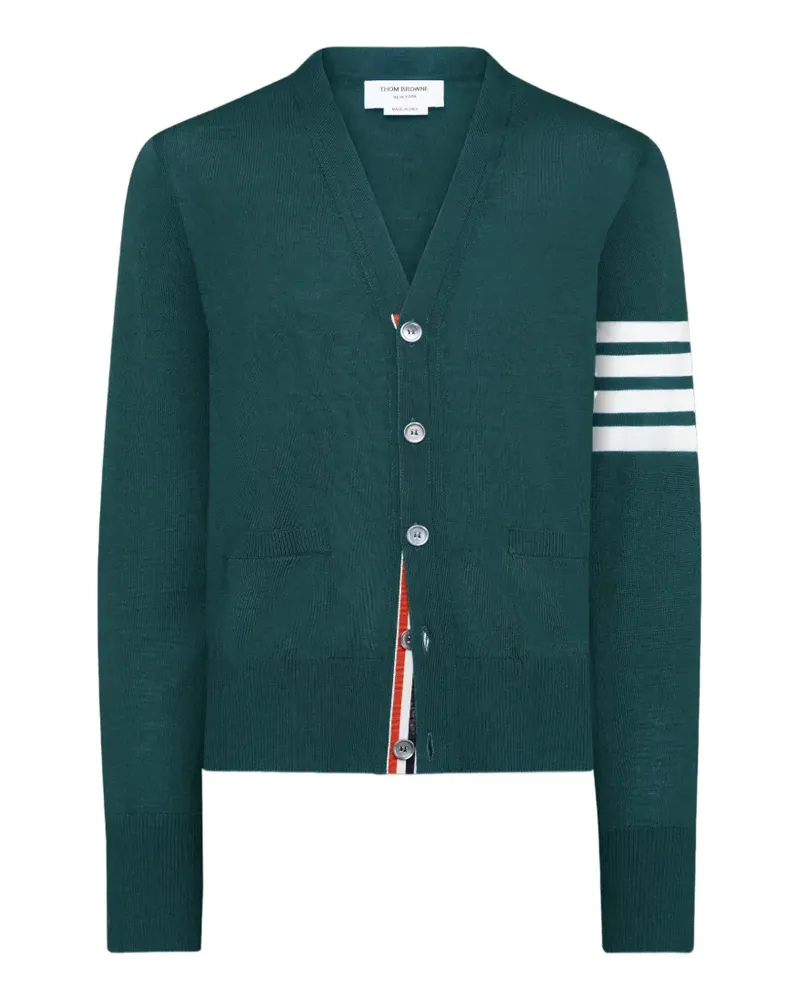 Thom Browne Cardigan mit V-Ausschnitt - Grün Grün