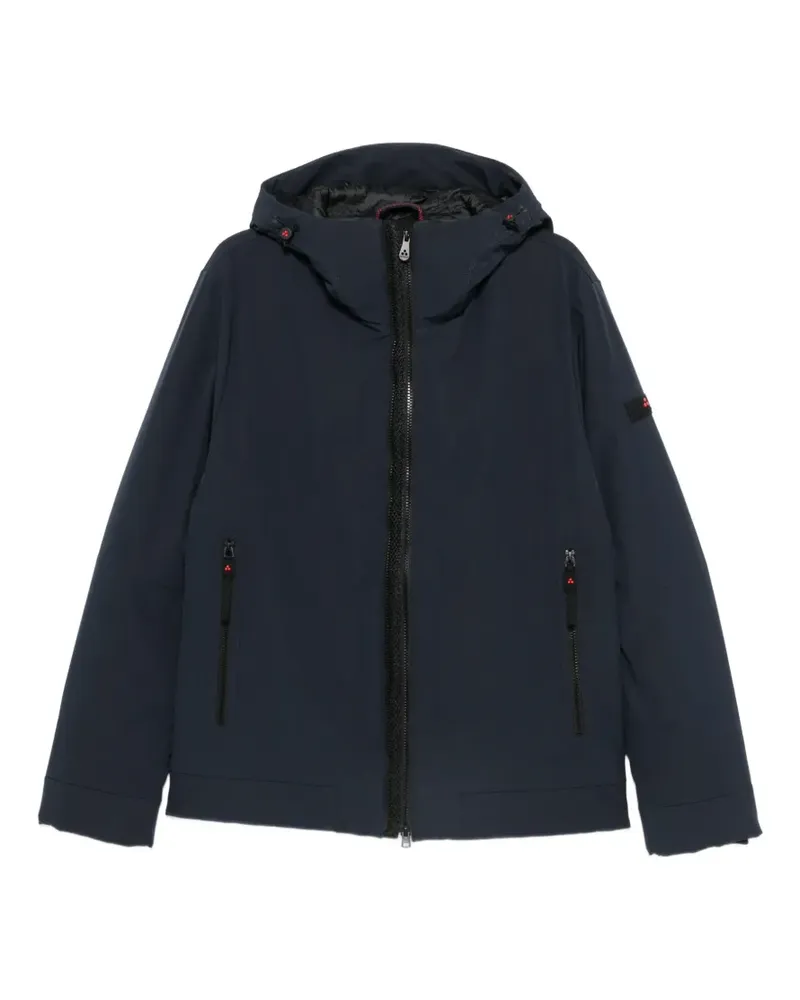 Peuterey Kapuzenjacke mit Logo-Patch - Blau Blau