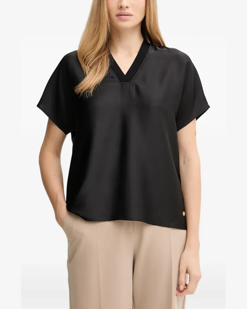 Joseph Ribkoff V-neck blouse - Schwarz Schwarz