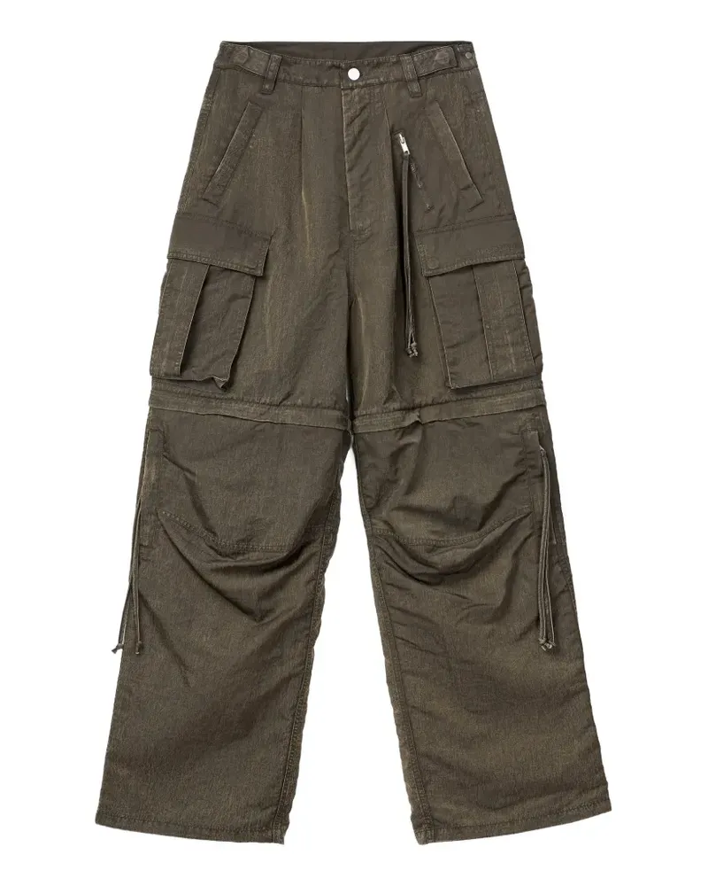 Camper Cargohose mit Reißverschluss - Grün Grün