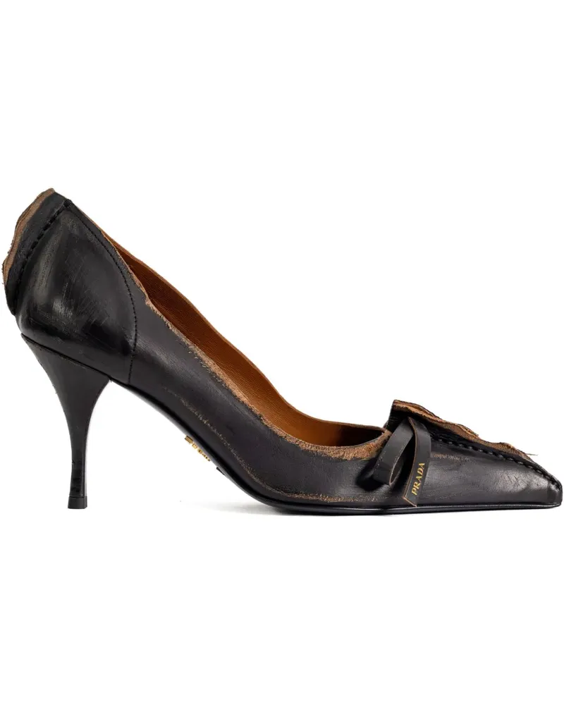 Prada Pumps mit Schleifendetail 85mm - Schwarz Schwarz