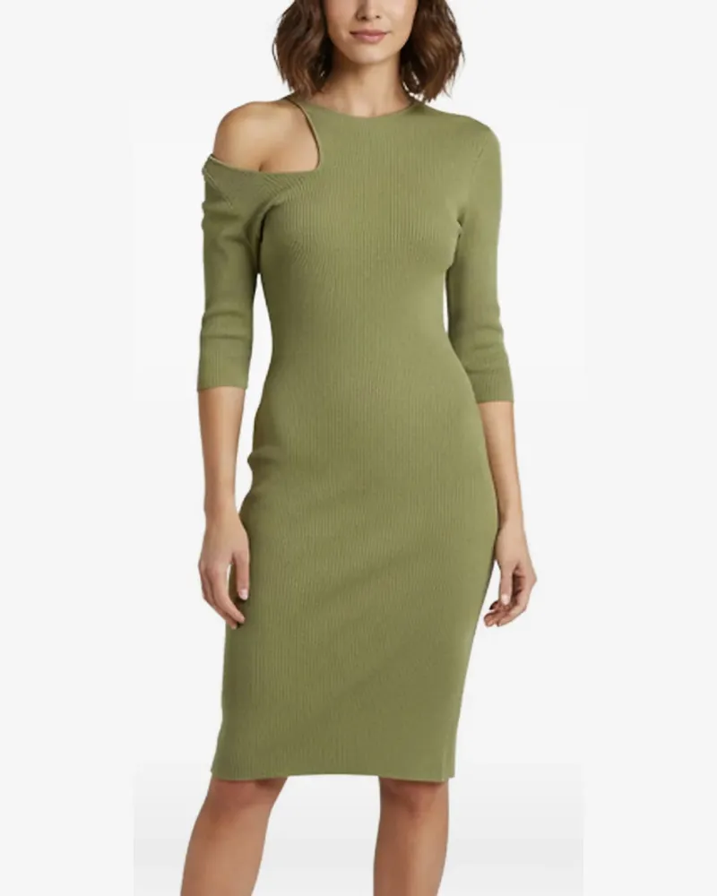 Maje Riviana Midikleid - Grün Grün