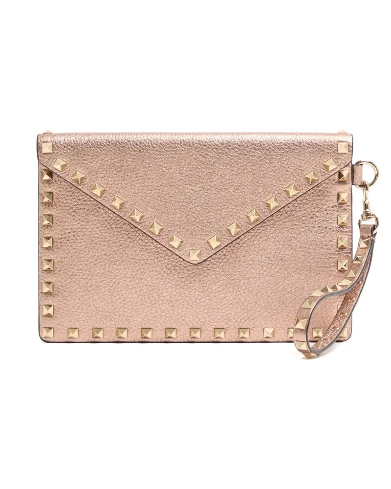 Valentino Garavani Rockstud clutch bag - Rosa Rosa