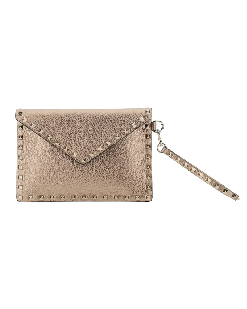 Valentino Garavani Rockstud Clutch - Rosa Rosa