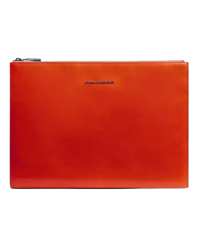 Piquadro iPad Pro clutch bag - Orange Orange