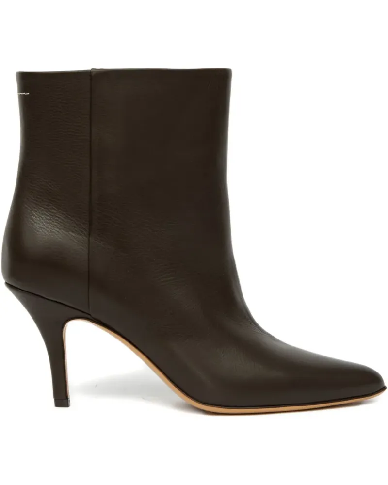 Maison Margiela Stiefeletten mit spitzer Kappe - Braun Braun