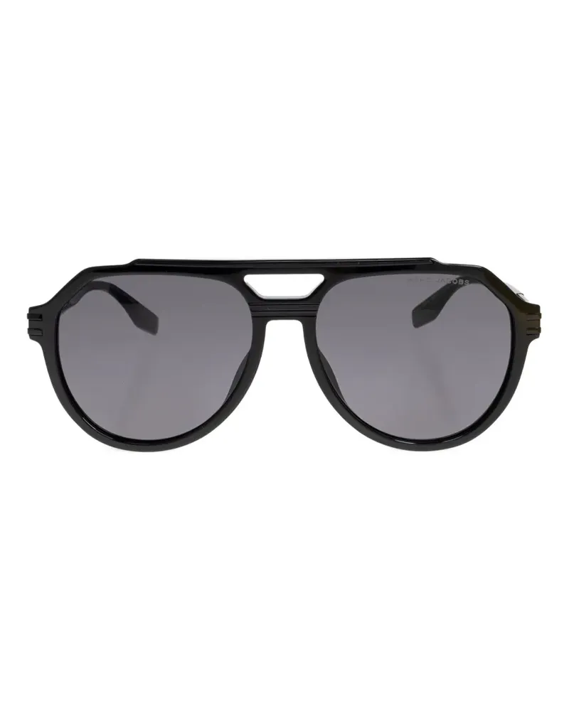 Marc Jacobs browline-frame sunglasses - Schwarz Schwarz