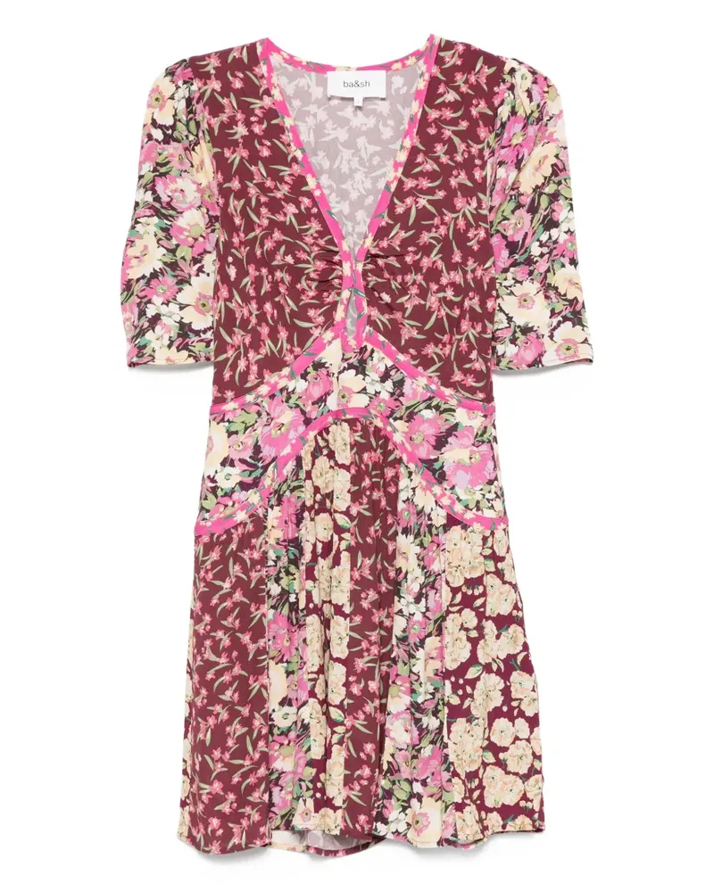 ba&sh Indrea Kleid mit Blumenprint - Rosa Rosa