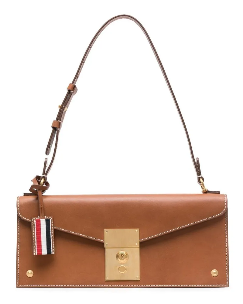 Thom Browne Mrs. Thom Schultertasche - Braun Braun