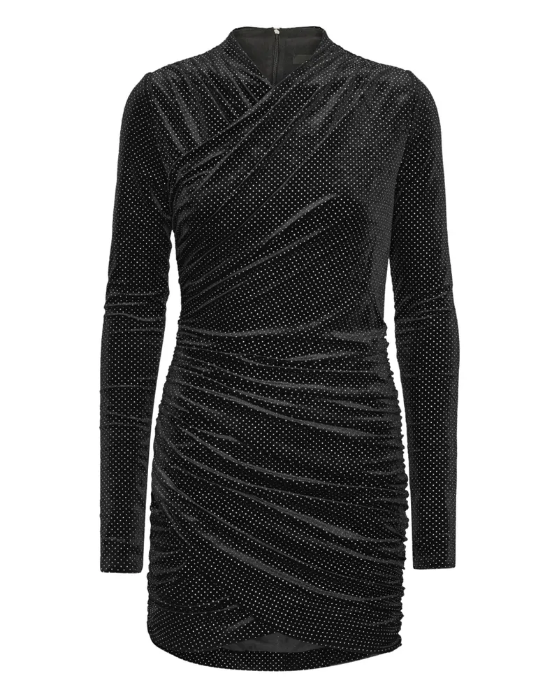 ROTATE Birger Christensen Langärmeliges Minikleid - Schwarz Schwarz
