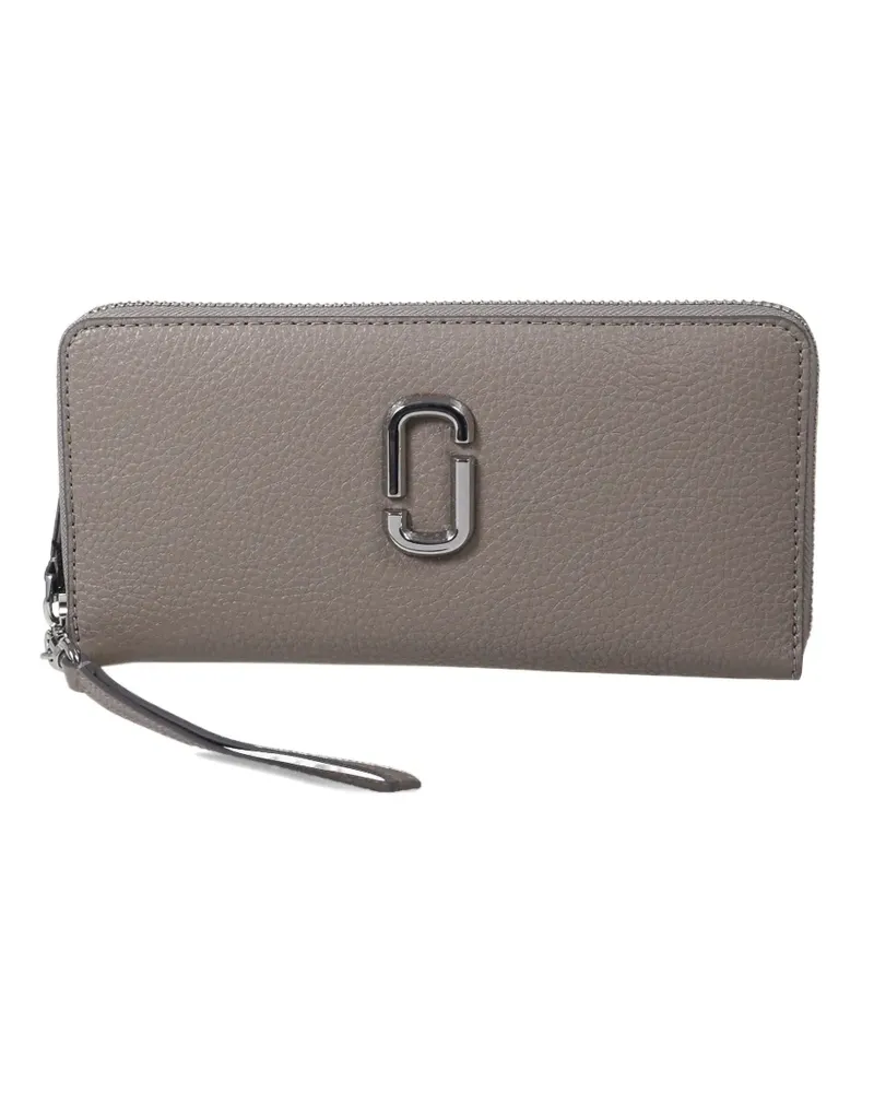 Marc Jacobs logo-plaque zipped wallet - Grau Grau