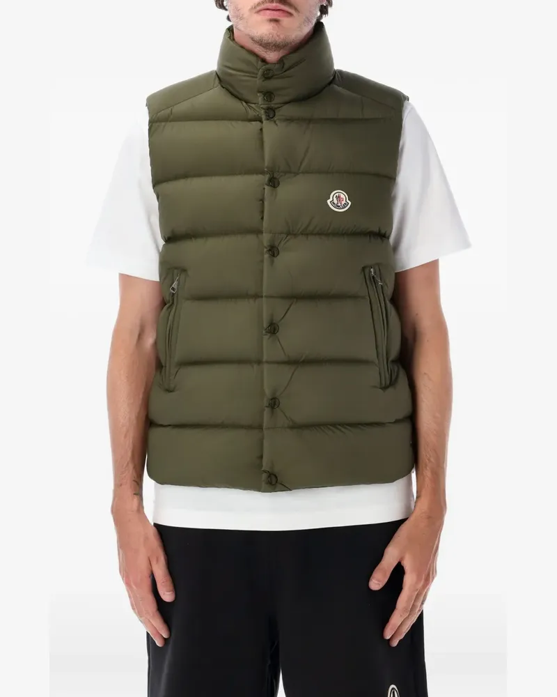 Moncler quilted padded gilet - Grün Grün