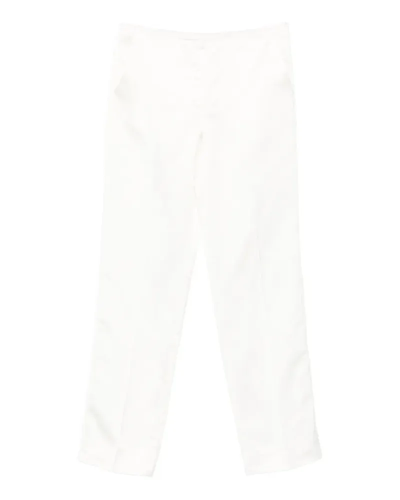 Totême Hose mit offenem Saum - Weiß Weiß