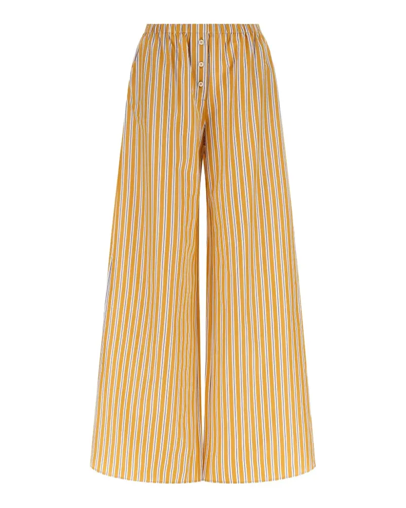 ANDAMANE Lana striped trousers - Gelb Gelb