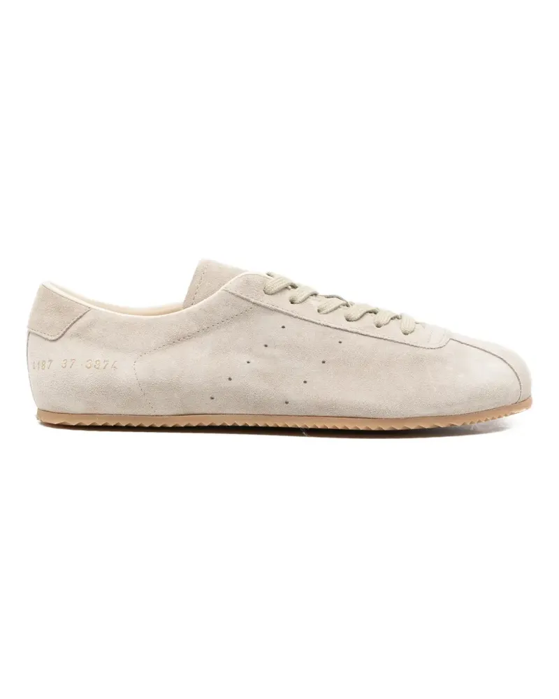Common Projects lace-up suede sneakers - Nude Nude