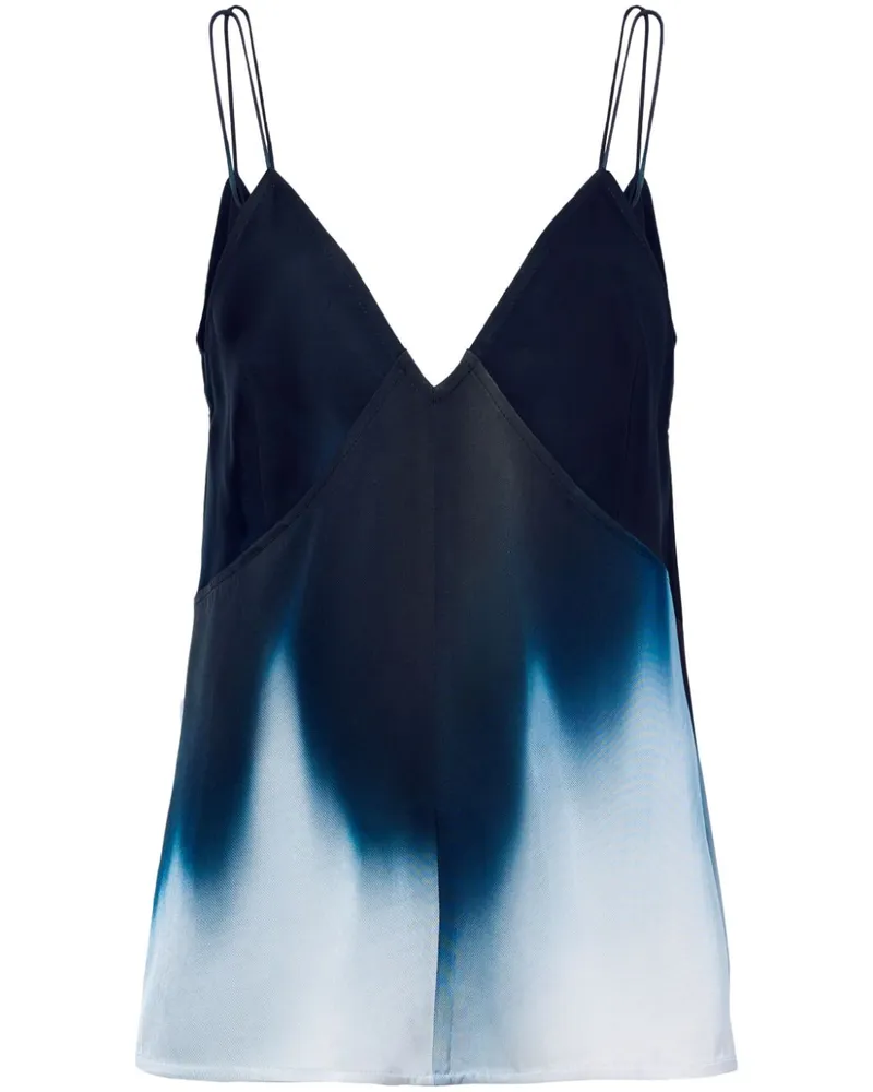 Proenza Schouler Sabine Oberteil mit Farbverlauf-Optik - Blau Blau