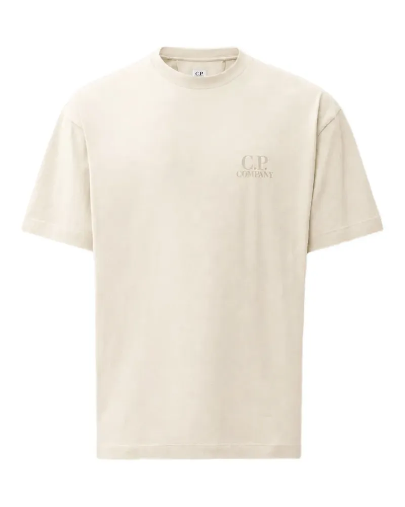 C.P. Company Kurzärmeliges 30/1 Comfort T-Shirt - Nude Nude