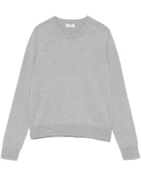 Peserico Pullover mit Punto Luce-Besatz Grau