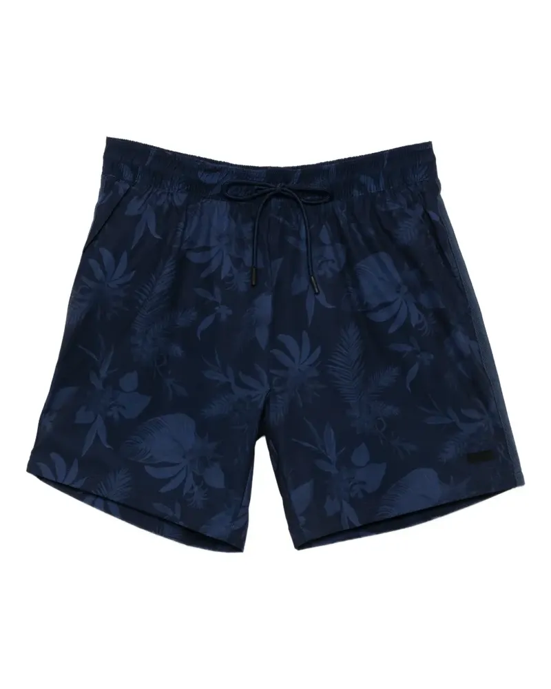 HUGO BOSS floral swim shorts - Blau Blau
